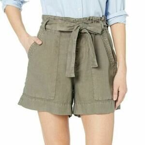 Joie Dayna Linen Blend Shorts High Rise Size 10 NEW